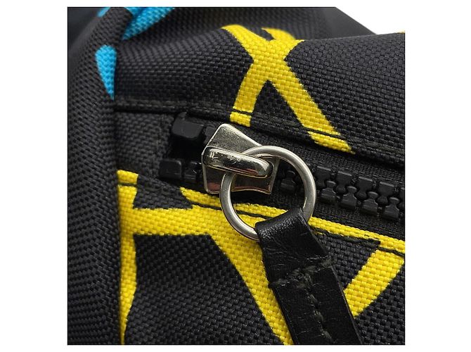 Zaino Gucci Ghost nero in nylon e tela Multicolore - vista 13