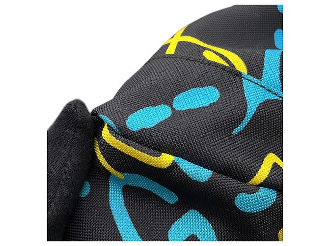Zaino Gucci Ghost nero in nylon e tela Multicolore - vista 6