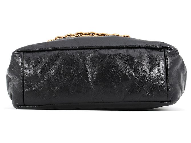 Bolsa de ombro com corrente Balenciaga em preto e castanho Marrom - vista 3