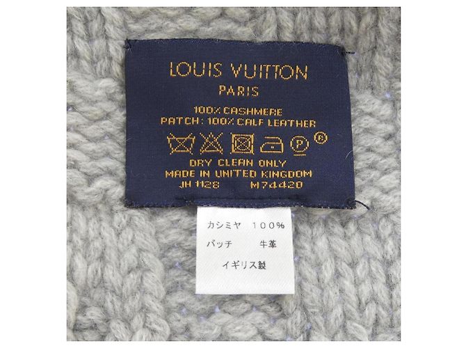 Louis Vuitton Echarpe Helsinki Cashmere Stole Marrone - vista 3