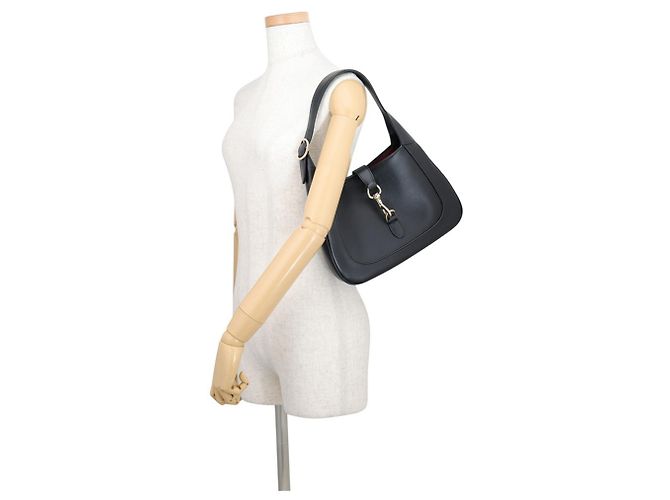 Borsa a tracolla Jackie Small in pelle Gucci Nero - vista 4