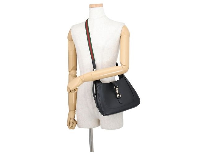 Borsa a tracolla Jackie Small in pelle Gucci Nero - vista 5