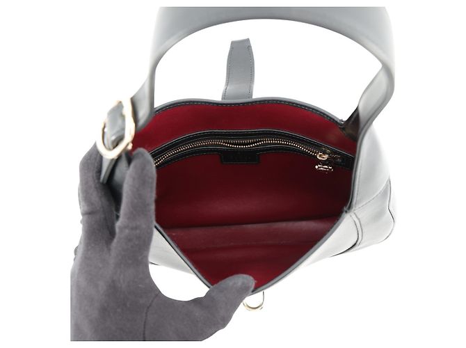 Borsa a tracolla Jackie Small in pelle Gucci Nero - vista 6
