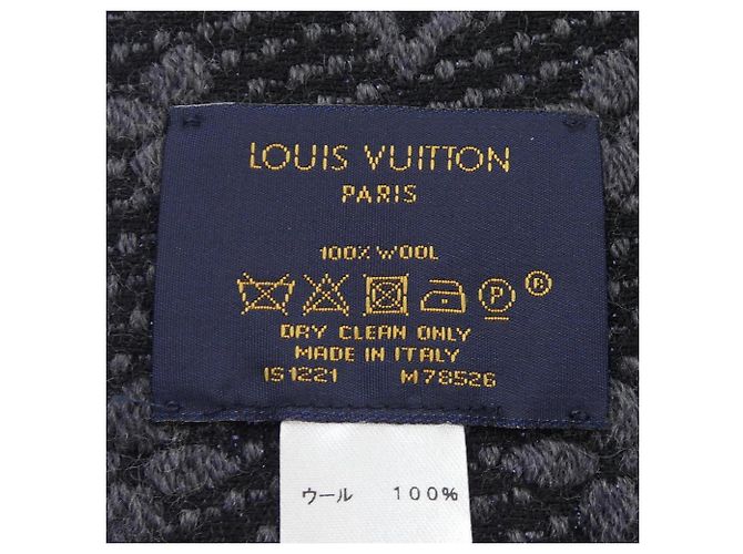 Stola Louis Vuitton Monogram Classic Marrone Nero - vista 3