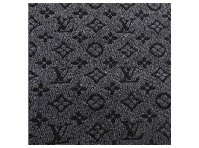 Stola Louis Vuitton Monogram Classic Marrone Nero - vista 4