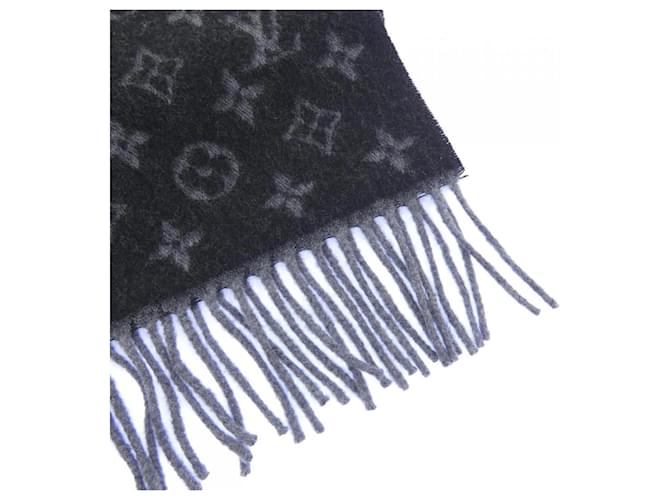 Stola Monogram Gradient Louis Vuitton Marrone Nero - vista 2