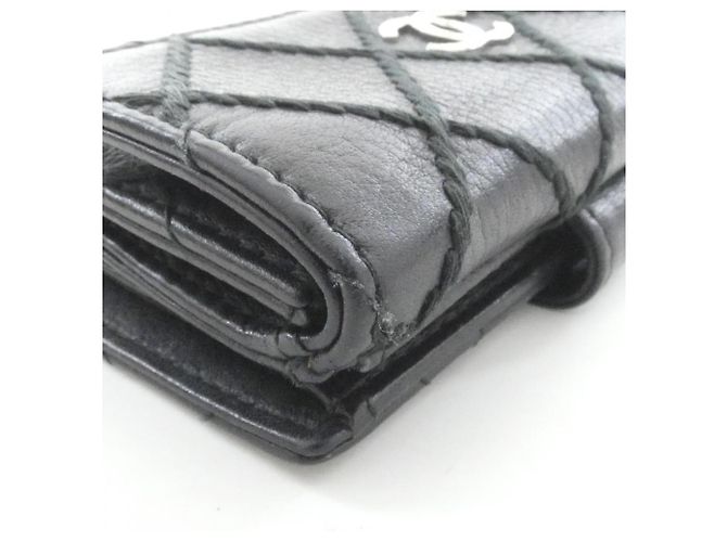 Cartera Chanel Fancy CC Line de piel negra Negro - vista 3