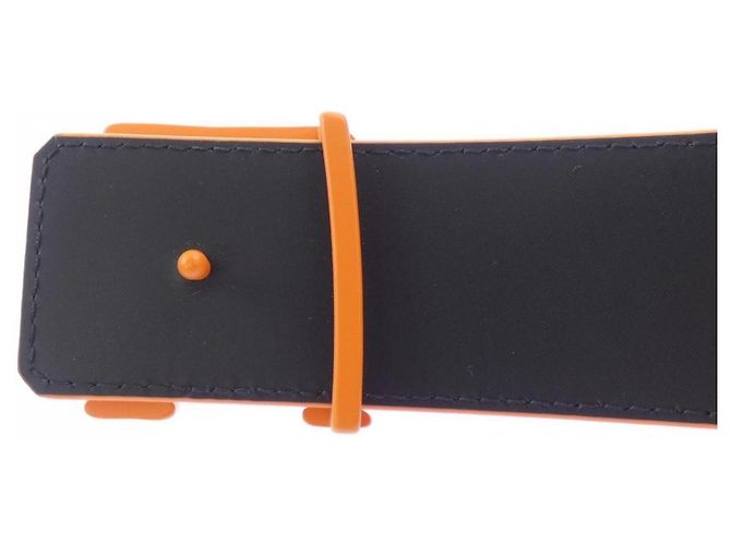 Louis Vuitton M0582 Gürtel Schwarz Orange - Ansicht 3