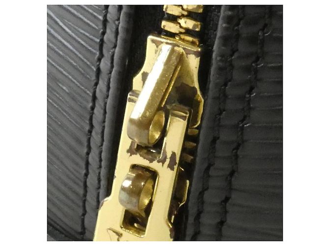 Borsa Louis Vuitton Epi Alma PM Nero - vista 5
