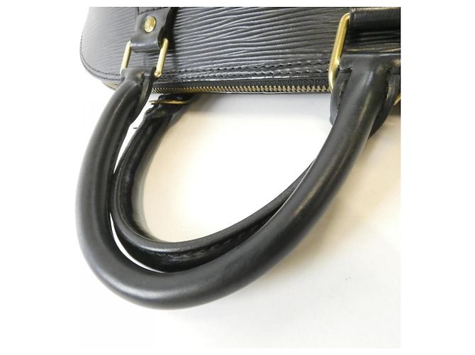Borsa Louis Vuitton Epi Alma PM Nero - vista 7