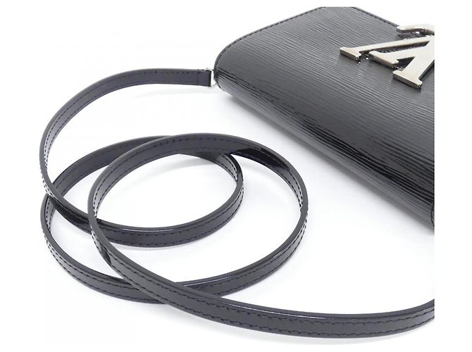 Louis Vuitton Epi Electric Pochette Louise PM M41627 Nero - vista 5