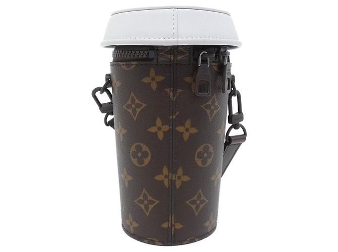 Borsa a tracolla Louis Vuitton Everyday LV Coffee Cup Marrone - vista 2