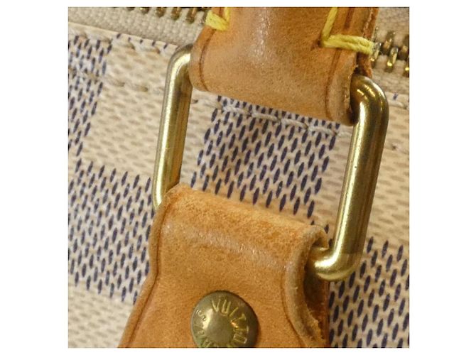 Borsa Boston Louis Vuitton Damier Azur Speedy 25cm Blu - vista 3