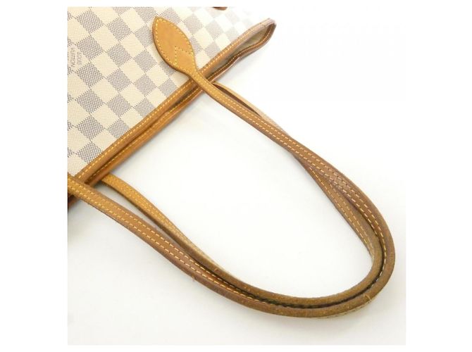 Borsa Louis Vuitton Damier Azur Neverfull MM Blu - vista 5