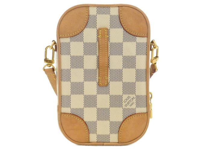 Borsa a tracolla Louis Vuitton Damier Azur Neo Capie Blu - vista 2