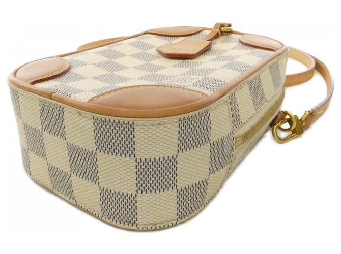 Borsa a tracolla Louis Vuitton Damier Azur Neo Capie Blu - vista 3