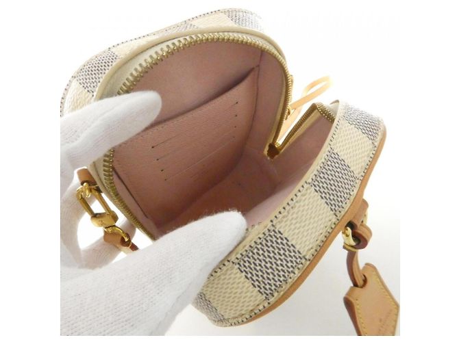 Borsa a tracolla Louis Vuitton Damier Azur Neo Capie Blu - vista 7