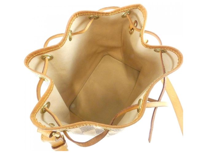 Borsa a tracolla Louis Vuitton Damier Azur Noe BB Blu - vista 10