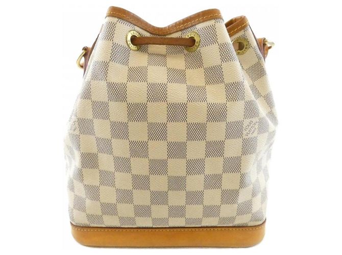 Borsa a tracolla Louis Vuitton Damier Azur Noe BB Blu - vista 2