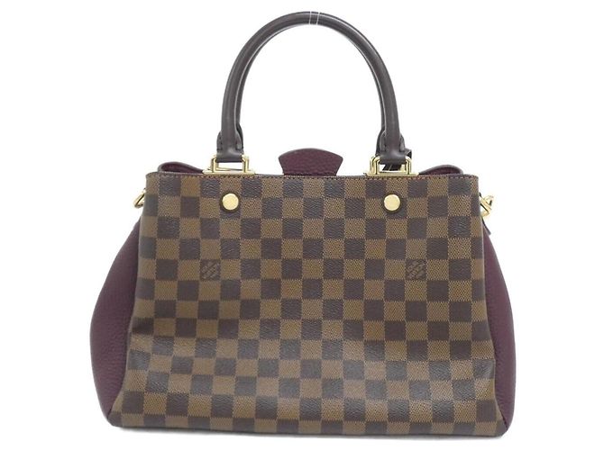 Borsa Louis Vuitton Damier Brittany Bordò Damier ebene - vista 2