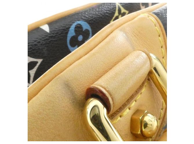 Borsa a tracolla Louis Vuitton Multicolor Claudia Nero - vista 4