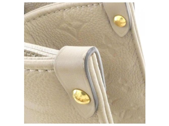 Borsa Louis Vuitton Monogram Empreinte OnTheGo MM Grigio - vista 4