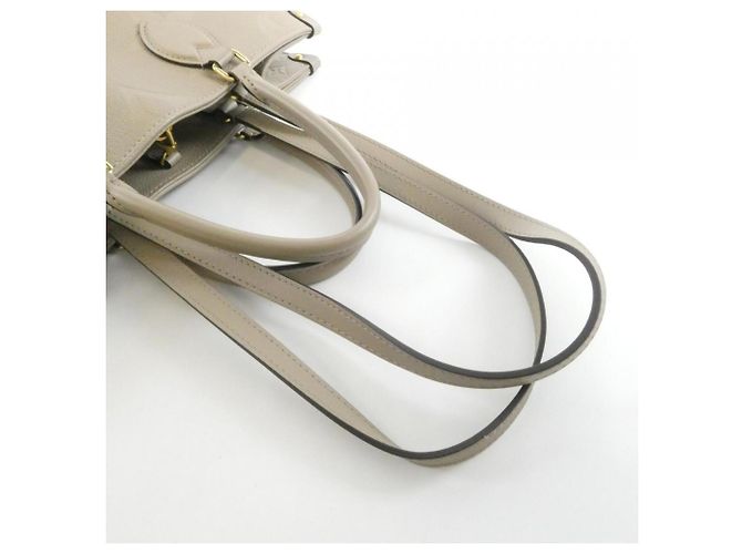 Borsa Louis Vuitton Monogram Empreinte OnTheGo MM Grigio - vista 5