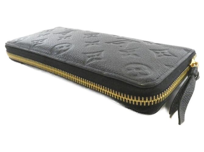 Louis Vuitton Monogram Empreinte Portefeuille Clemence Wallet Nero - vista 2
