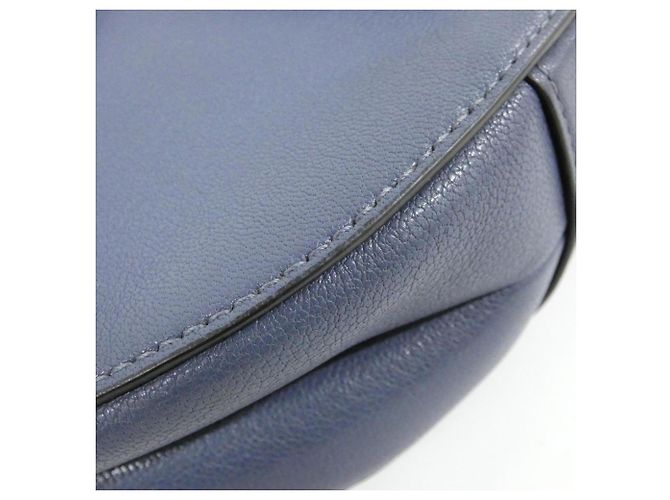 Borsa a tracolla Christian Dior Saddle M0446CCEH Blu - vista 3