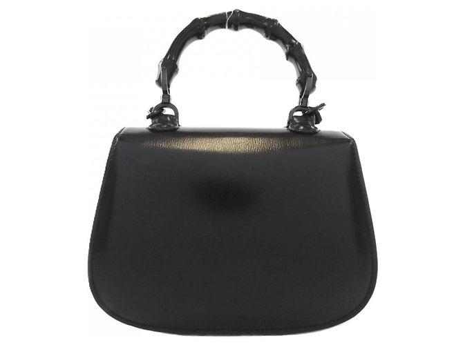 Borsa Gucci Bamboo 1947 Nero - vista 2