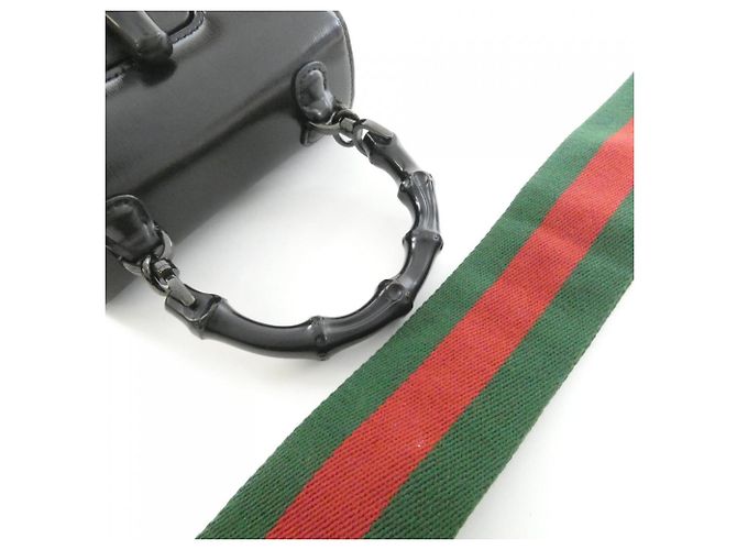 Borsa Gucci Bamboo 1947 Nero - vista 5