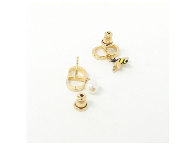 Orecchini Christian Dior DIOR GARDEN E4672WOMLQ Nero D'oro Giallo - vista 3
