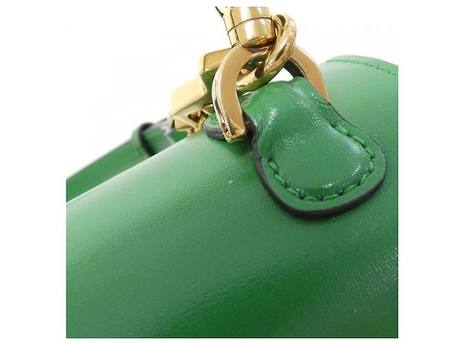 Borsa Gucci Bamboo 1947 Verde - vista 4