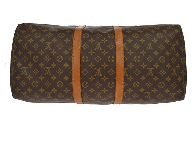 Louis Vuitton Keepall Monogram 55 Marrone - vista 7