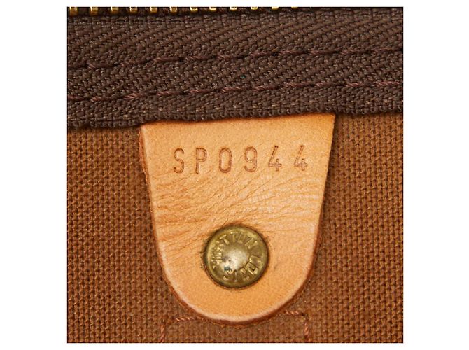 Borsa Boston Louis Vuitton Monogram Keepall 45 Marrone Monogramma - vista 10