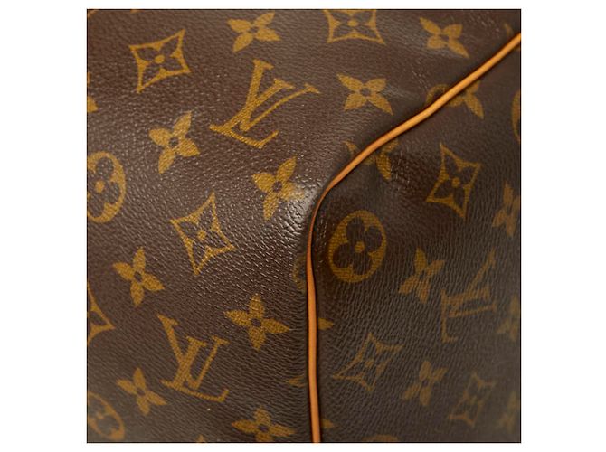 Borsa Boston Louis Vuitton Monogram Keepall 45 Marrone Monogramma - vista 4