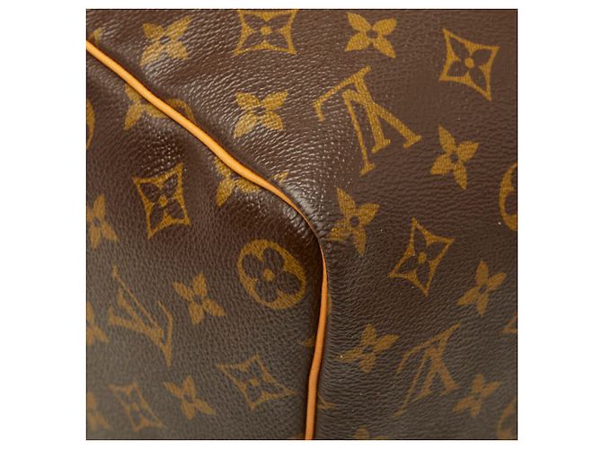Borsa Boston Louis Vuitton Monogram Keepall 45 Marrone Monogramma - vista 7