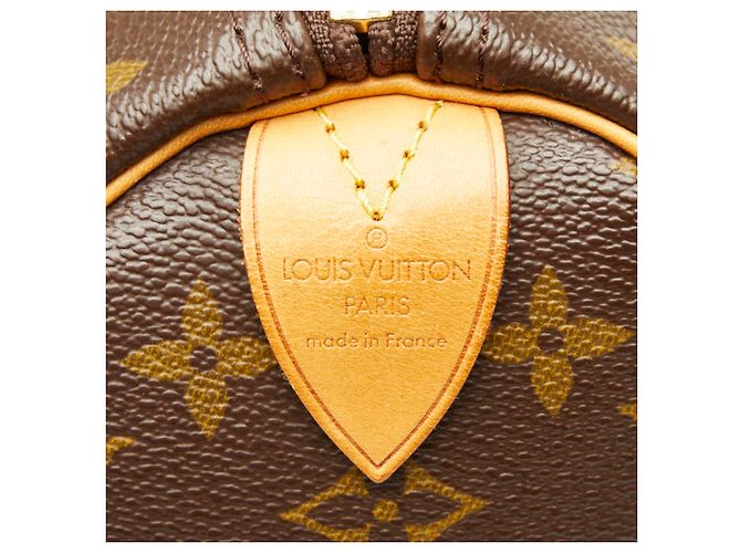 Borsa Boston Louis Vuitton Monogram Keepall 45 Marrone Monogramma - vista 9