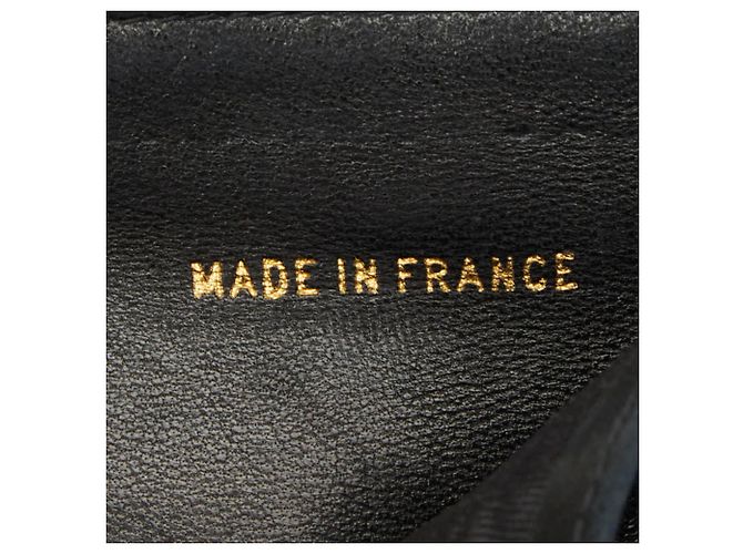 Chanel Coco Mark Bicolore Bi-fold Wallet Black - view 11