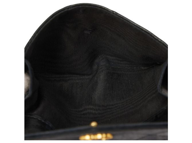 Chanel Coco Mark Bicolore Bi-fold Wallet Black - view 8