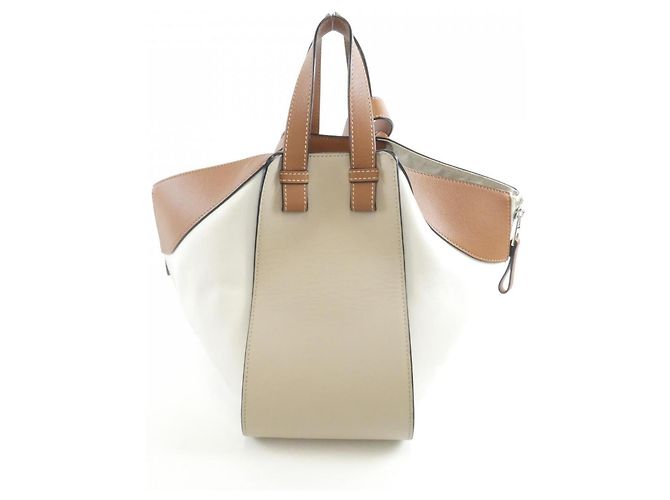 Borsa a tracolla Loewe Hammock Small 326 Bianco - vista 2