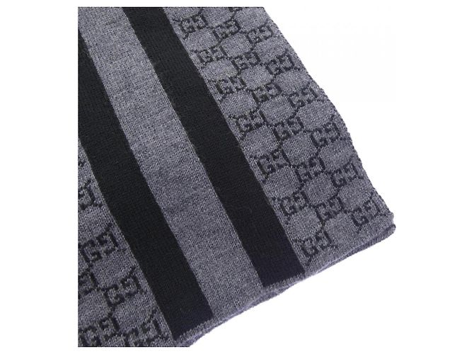 Gucci 438253 3G206 Stole Marrone Nero - vista 2