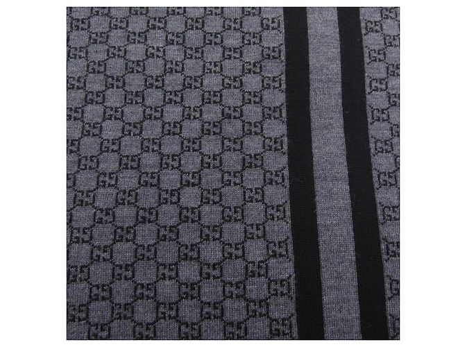Gucci 438253 3G206 Stole Marrone Nero - vista 4