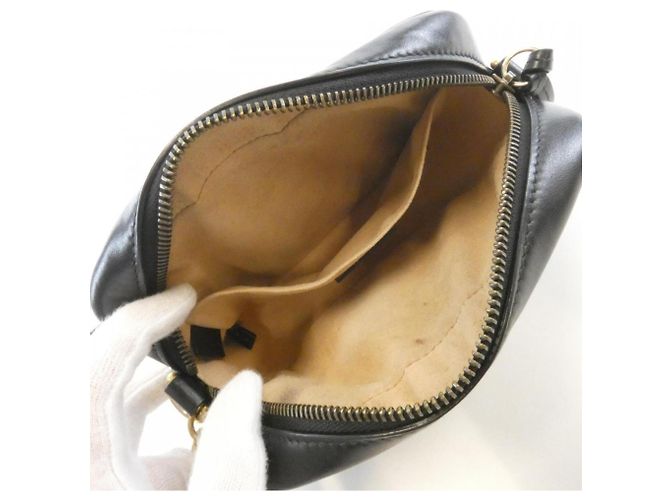 Borsa a tracolla Gucci GG Marmont Nero - vista 9