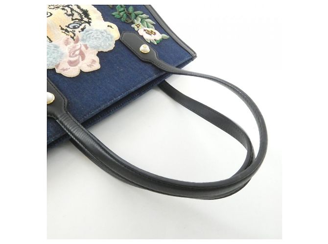 Borsa Gucci 456545 K7YAG Nero Blu - vista 7