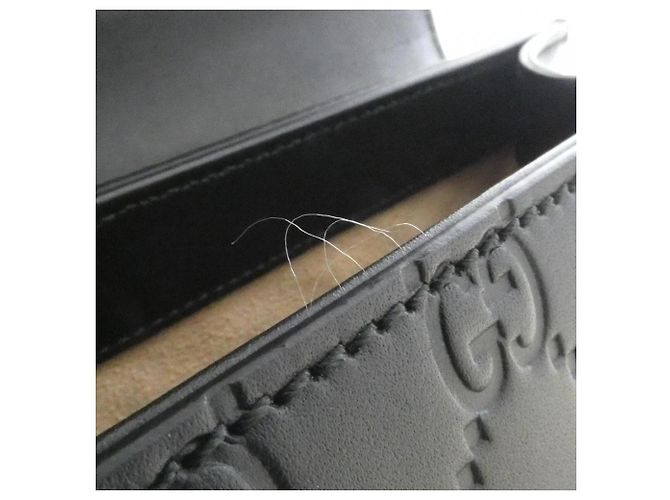 Borsa Gucci 453188 CWC1G Nero - vista 7