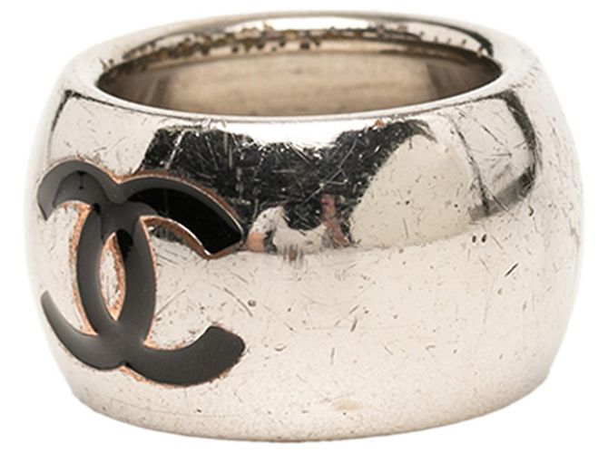 Chanel Coco Mark Ring aus silberfarbenem Metall - Ansicht 4