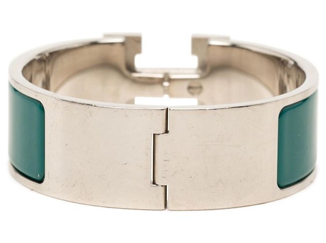 Hermès Bracciale Hermes Clic Clac H PM Verde - vista 3