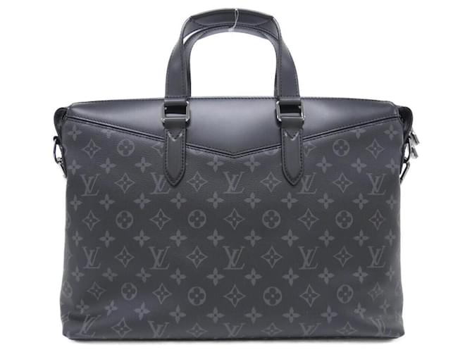 Louis Vuitton Monogram Eclipse Briefcase Explorer M40566 Noir - vue 2