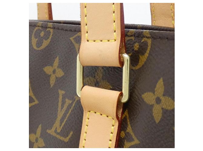 Borsa Louis Vuitton Monogram Cabas Piano Marrone - vista 5